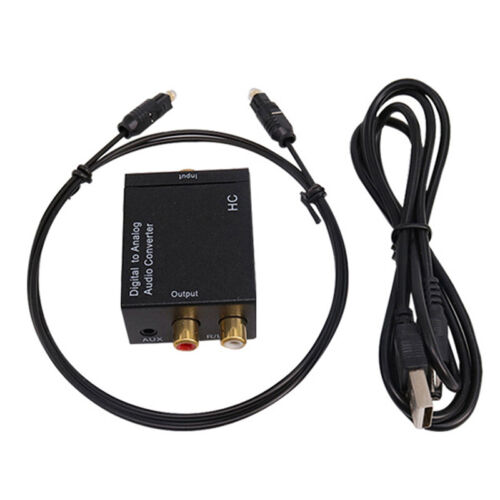 USB DAC Amplifier Digital To Analog Audio Converter RCA R/L Audio Decoder