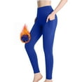 thumbnail image 2 of Outfmvch Workout Leggings Sets for Women Tummy Control Sport Tights Slim Move Cellulite Leggings for Women Yoga Pants with Pockets for Women Silm Fit Yoga Pants A1 Blue S-2XL, 2 of 8