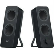 Logitech Z207 2.0 Stereo Computer Speakers, Black