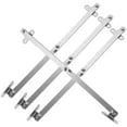thumbnail image 1 of PAMINGONO 4Pcs Kitchen Hinges Silver Iron for Home Improvement with Self Balancing Function, 1 of 7