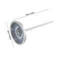 thumbnail image 2 of VERDANVERSE Barbecue Temperature Probe Kettle Thermometer Stainless Steel Dial For Cooking 1Set, 2 of 8