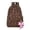 Brown, variant on Versatile Lightweight Bowknot Patchwork Backpack for Students Casual Daily Carry