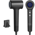 thumbnail image 1 of Secadora de Cabello 1500W, Secador de Iones Negativos de 200M, Motor sin Escobillas de Alta Velocidad de 110,000 RPM para un Secado Rápido en 2 Minutos, Secador de Pelo de Bajo Ruido de 57dB-negro, 1 of 5