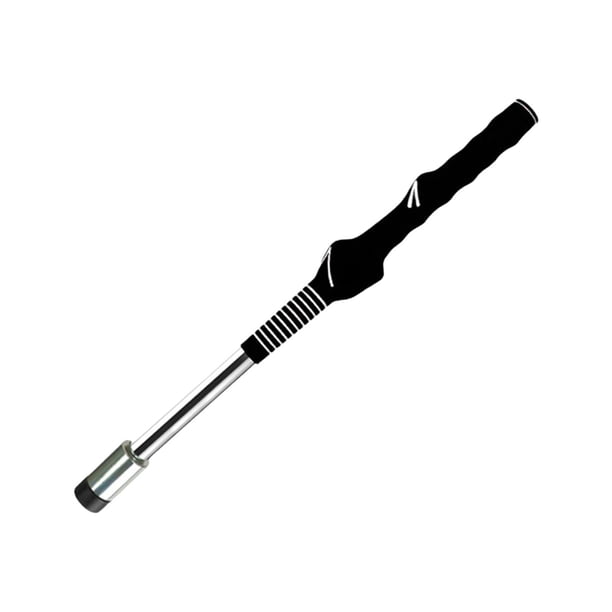 Entrenador de swing de golf Varilla de práctica de swing de golf para mejorar el , la velocidad y el equilibrio Negro