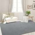 thumbnail image 6 of Noahas Soft Low Pile Rug Modern Area Rugs for Bedroom Living Room,Suitable for Boys Girls Teenagers and Adults with Super Soft Touch , Gary , 7' x 10', 6 of 7