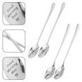thumbnail image 3 of 4Pcs Parent Gift Spoons Stainless Steel Soup Spoons Serving Spoons Dessert Spoons, 3 of 7