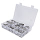 thumbnail image 2 of Juego de 60 abrazaderas de manguera Bling Bling Acero inoxidable ajustables tipo americano, 2 of 12