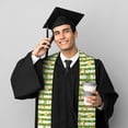 thumbnail image 5 of Haiem Watercolor St Patrick Day Pattern Graduation Stole 2024 | Premium Satin Sash for Graduation Ceremony, 5 of 7