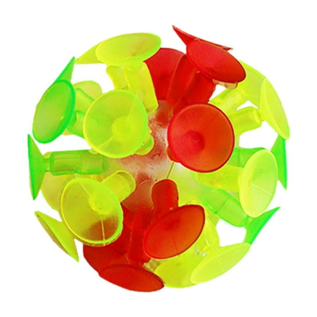 Pelota de succión de juguete, pelota de juego interactiva, novedad, ventosa, juguete interactivo, pelota de ventosa para niños y niñas, exterior,