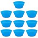 thumbnail image 1 of Yousheng 10pcs Baking Cup Reusable Silicone Cupcake Cups Non-stick Easy To Clean Heat Resistant Cake Mold For Parties Holidays, 1 of 5