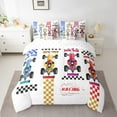 thumbnail image 2 of Go Kart 7 Piece Comforter Set Full Bed in a Bag,Karting Race Cars,Racing Drift Kart Bedding Sets Extreme Sport Sheet Set with Comforter Competitive Game Room Decor, 2 of 4