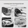 thumbnail image 6 of Fun Toilet-Shaped Pet Water Fountain - Automatic Gravity Dispenser Bowl for Cats & Small Dogs, Encourages Hydration with Humorous Design(XX), 6 of 7