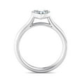 thumbnail image 2 of Dash Jewel 14K White Gold Plated 1.8 Ct Heart Cut Diamond Ring - Lab Created Bezel Set Solitaire Engagement Ring for Women - Daily Wear Wedding Ring for Her - Gift for Her and Celebrations, 2 of 6