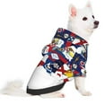 thumbnail image 5 of Cauagu The Map Of United States Pattern Winter Pet Hoodie Sweatshirts- Dog Hoodie Sweater with Leash Hole - Cute Dog Hoodie - Pet Clothes Puppy Cat Custume -Small, 5 of 8