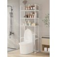 thumbnail image 3 of Single Unit Bathroom Storage Shelf Above Toilet, Multifunctional Bathroom Storage Platform with Shelf Organizer for Bathroom Essentials, 3 of 6