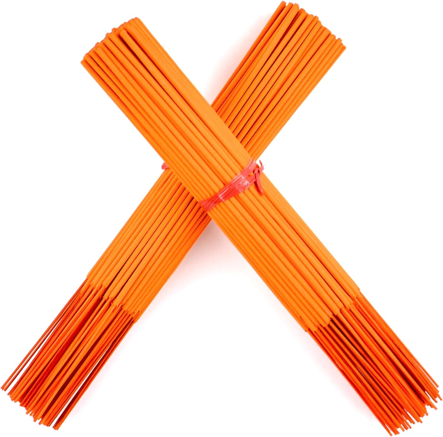 10000 Unscented (Orange) Incense Sticks 11" Bulk Wholesale - 100% Natural Joss and Bamboo Punk Blanks - Great for DIY Aromatherapy Incense Making.