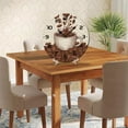 thumbnail image 5 of ZXCXRQFa Vintage Style Coffee Clock Home Decor Round Wood 10 Inch Wall Clocks Non Ticking Silent Clock Art for Living Room Kitchen Bedroom Decorative, 5 of 7