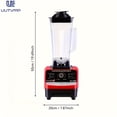 thumbnail image 2 of Vertical red blender, professional food processing machine, 2L household multifunctional food processing machine with stainless steel blades, suitable for meat, ice cubes, and fruits, 2 of 9