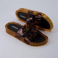 thumbnail image 4 of Cushionaire Palm Slides Jelly Sandals for Women, Shower Shoes for Beach, 4 of 12