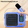 thumbnail image 5 of Giunmcul 50% Off Clear Handheld Singing and Microphone Integrated Mini Bluetooth Speaker Handheld Portable Microphone Speaker, 5 of 5