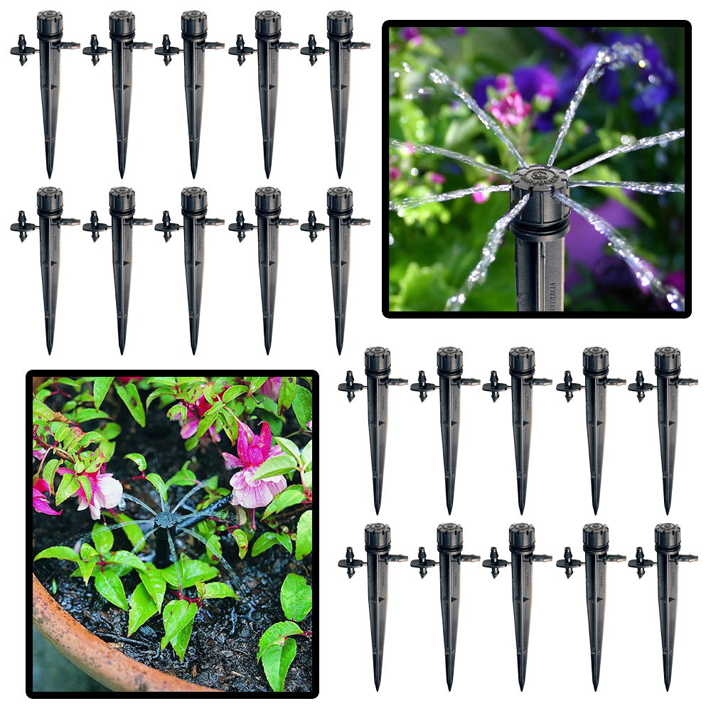 20 Antelco Drip Irrigation Spike Flow Control Dripper Micro Irrigation Systems