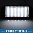 thumbnail image 7 of Unique Bargains 1 Pair 6000K White LED License Plate Light Assembly 925012M000 2835SMD for Hyundai Veloster 2012-2017 Black, 7 of 7