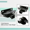 thumbnail image 6 of KOJEM Trailer Hitch & Cover Kit Fits 2003-2019 Dodge Ram 1500 & 2003-2013 Ram 2500 & 2003-2012 Ram 3500 Class 3 Rear Receiver Hitch Tow Towing Trailer Hitch Combo Kit, 6 of 13
