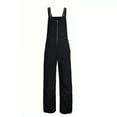 thumbnail image 2 of Snow Bibs Women Insulated Waterproof Bib Overalls Snowboarding Ski Overalls (Black L), 2 of 8