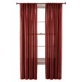 thumbnail image 3 of 2pc MR2 brick curtain semi sheer voile with rod pocket solid color light filtering window treatment drape for bedroom inside outside area 54" wide X 95" Long, 3 of 4