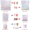 thumbnail image 3 of Paquete de 6 bolsas de malla para ropa delicada con bolsa organizadora con cremallera, 3 of 5