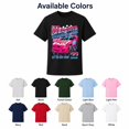 thumbnail image 3 of Cosmic Speed Race Car Graphic T-Shirt, Unisex Classic Fit, Cotton-Rich 180 GSM, Front Print, 3 of 5
