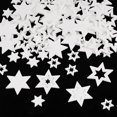 thumbnail image 1 of 100pcs white hexagonal wood chip set, 1 of 5