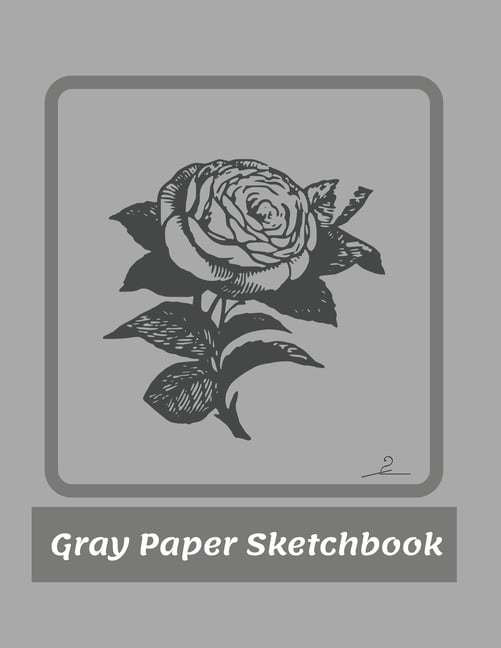 Gray Paper Sketchbook Gray Paper for Drawing Pencils, sketching