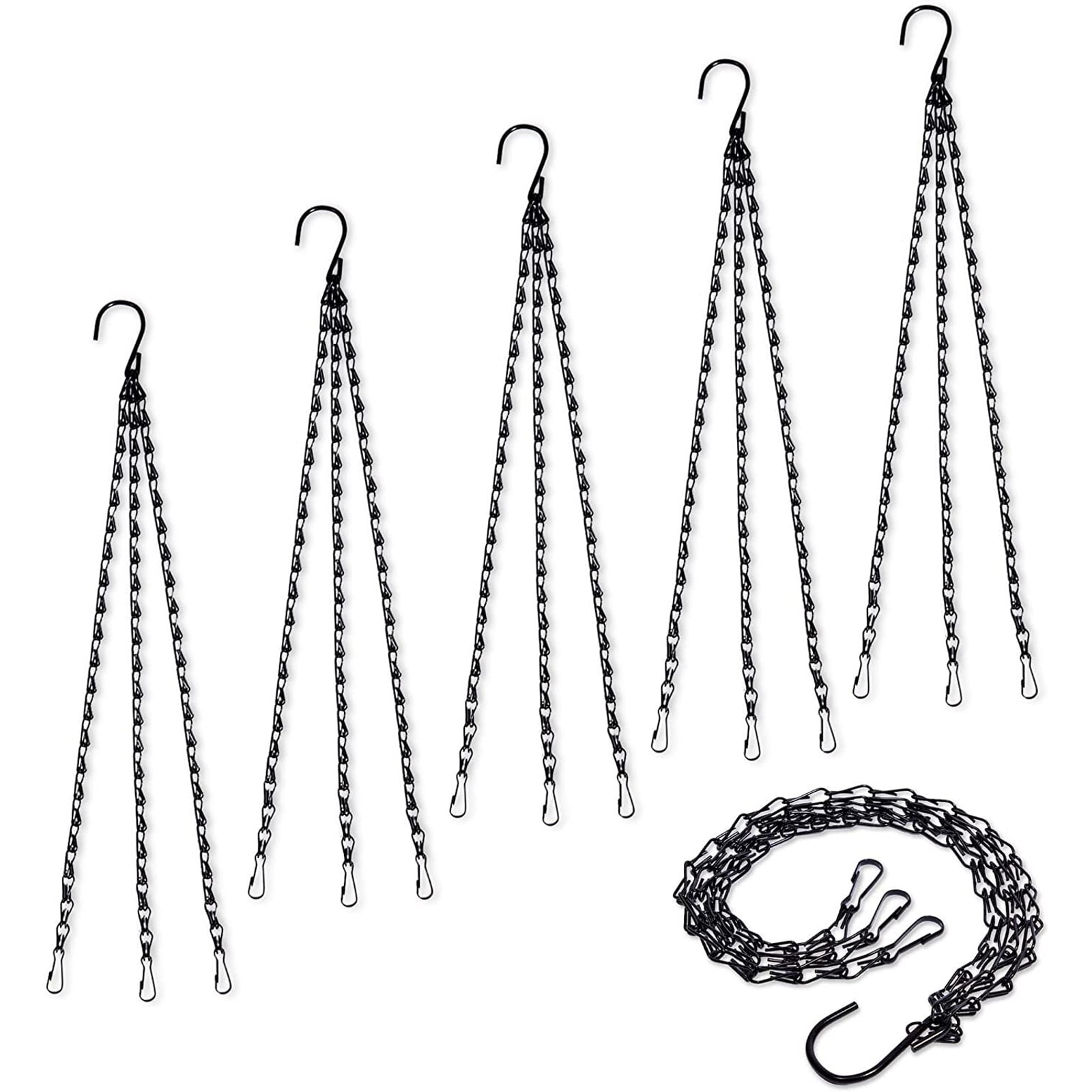 6 X 4 Leg Garden Hanging Basket Spare Metal Chains Easy Fit Replacement Hanger 