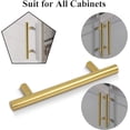 thumbnail image 3 of Amdohai Lot de 30 Tirettes d'Armoire de Cuisine à Entraxe de 4 Pouces Tiroir Commode, 3 of 7
