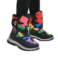 thumbnail image 3 of YAYUBA Boys Girls Winter Snow Boots Slip Resistant Outdoor Cold Weather Boots with Faux F_ur Lining, 3 of 7