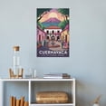 thumbnail image 4 of Cuernavaca Vintage City Travel Poster with Gardens, Mansions And Historic Flavor Print Poster, 4 of 8