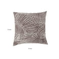 thumbnail image 4 of Bohemian Palm Leaf Throw Pillows - 2 Pack Decorative Square Cushion Covers for Couch Bed Sofa, 4 of 4