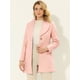thumbnail image 3 of Abrigo De Invierno Midi Con Cinturón Y Un Solo Pecho Para Mujer Rosa claro S, 3 of 6