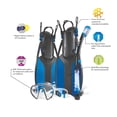 thumbnail image 2 of TYR Voyager Men's Mask and Snorkel Fin Set: Blue/Black MD, Shoe Size 7 - 10, 2 of 5