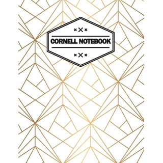 BookFactory Universal Note Taking System (Cornell Notes) / NoteTaking  Notebook - 120 Pages, 8 1/2 x 11 - Wire-O (LOG-120-7CW-A(Universal-Note))