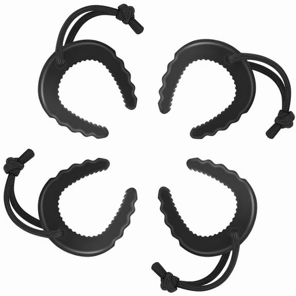 4 Pack First Responder Door Stops,Door Jam for Law Enforcement,Emergency Medical ,Door Stoppers Wedge Black