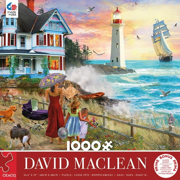 CEACO 1000 Piece Puzzle - David Maclean, Picking Wildflowers
