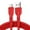Red, variant on 1m Silicone USB Charging Cable - Fast Charging Cord for Android, Liquid Soft , USB2.0, 480Mbps