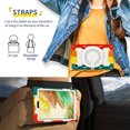thumbnail image 6 of FJLBDE Case for Samsung Galaxy Tab A7 Lite 8.7 Inch 2021 SM-T220/T225/T227 with 360 Kickstand, Shoulder Strap Carrying Protective Cover, Multicolor Red, 6 of 6