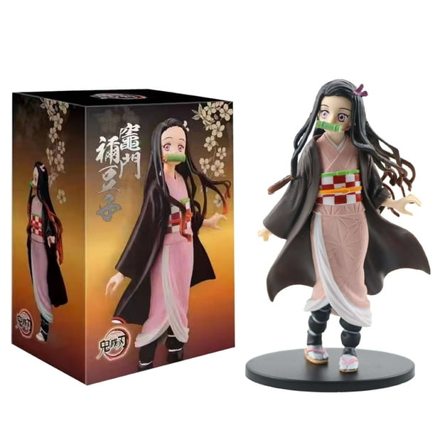Anime figure Demon Slayer Figure Kamado Tanjirou Nezuko Action Figures PVC Model Toys Zenitsu Figurine Inosuke Kimetsu No Yaiba Nezuko With Box Walmart