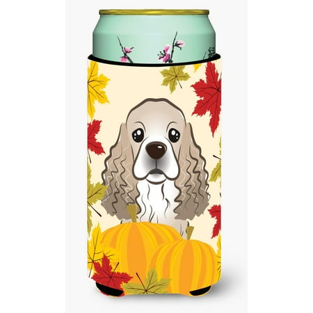

Carolines Treasures BB2022TBC Cocker Spaniel Thanksgiving Tall Boy beverage Insulator Hugger Tall Boy multicolor