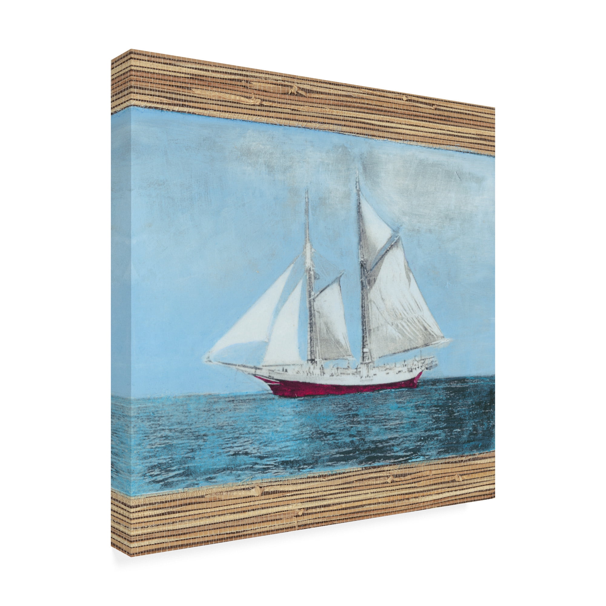 Trademark Fine Art 'Seagrass Nautical II' Canvas Art by Naomi McCavitt