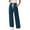 Navy, variant on RQYYD Wide Leg Sweat Pants for Womens High Waisted Baggy Sweatpants Casual Drawstring Workout Pants with Pockets