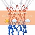 thumbnail image 2 of 2 Pieces Multicolor Basketball Net, Basketball Hoop Net, Basketball Replacement Net, 12 Loops Basketball Net Suitable for Indoor or Outdoor Basketball Hoop (L: 50cm), 2 of 5